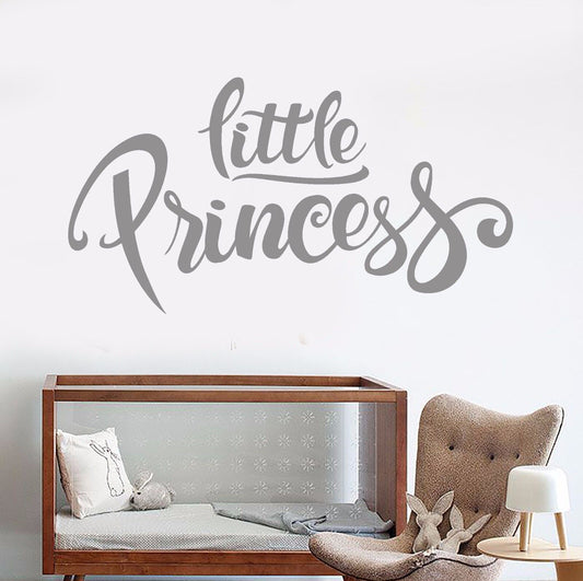 Vinyl Wall Decal Little Princess Words Nursery Girls Room Decor Stickers 1104ig