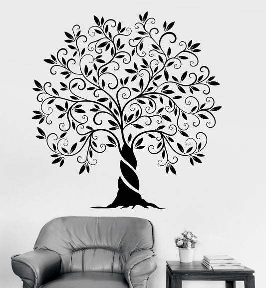 Vinyl Wall Decal Family Tree Of Life Nature Home Decoration Stickers (1200ig)