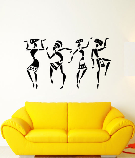 Vinyl Wall Decal African People Natives Ethnic Style Stickers (1509ig)