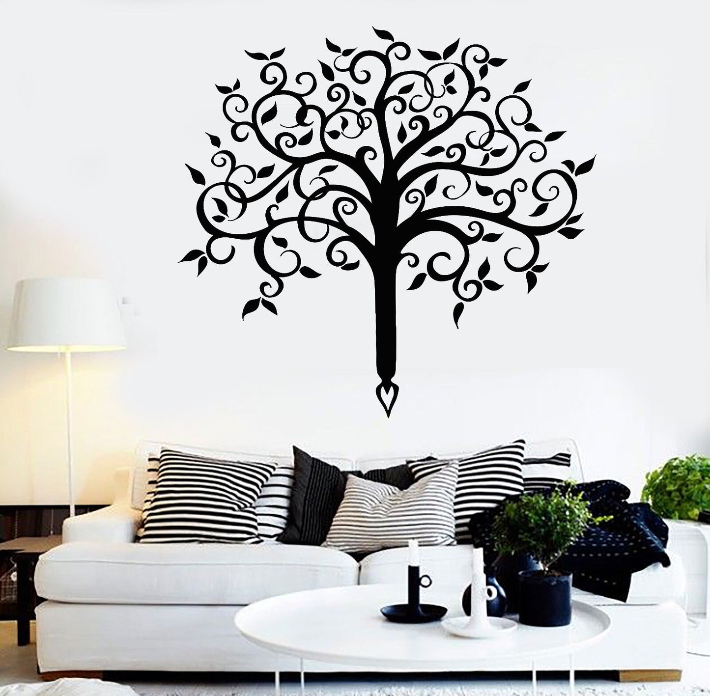 Vinyl Wall Decal Writer Pen Romance Love Tree Poet Stickers (1551ig)