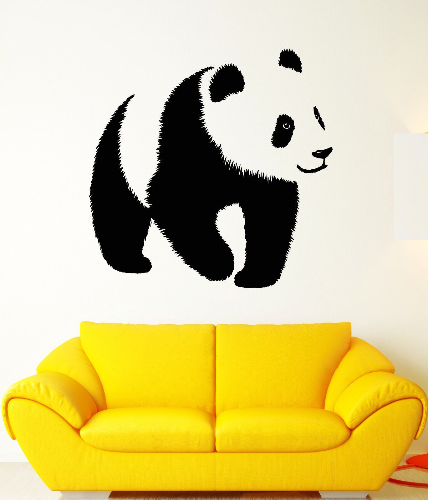 Wandtattoo Pandababy Asiatischer Bär Tier Zoo Vinyl Aufkleber (1859ig)