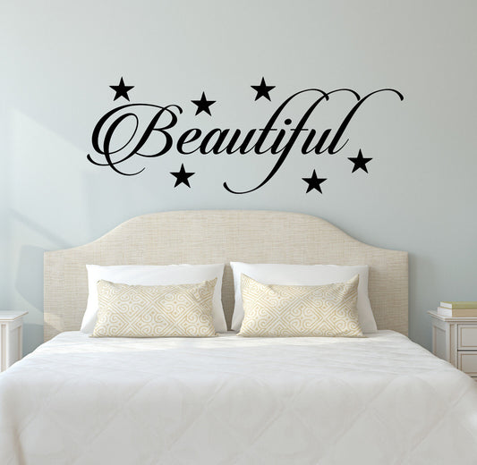 Vinyl Wall Lettering Quote Words Inspiring Motivation Beautiful 2079ig