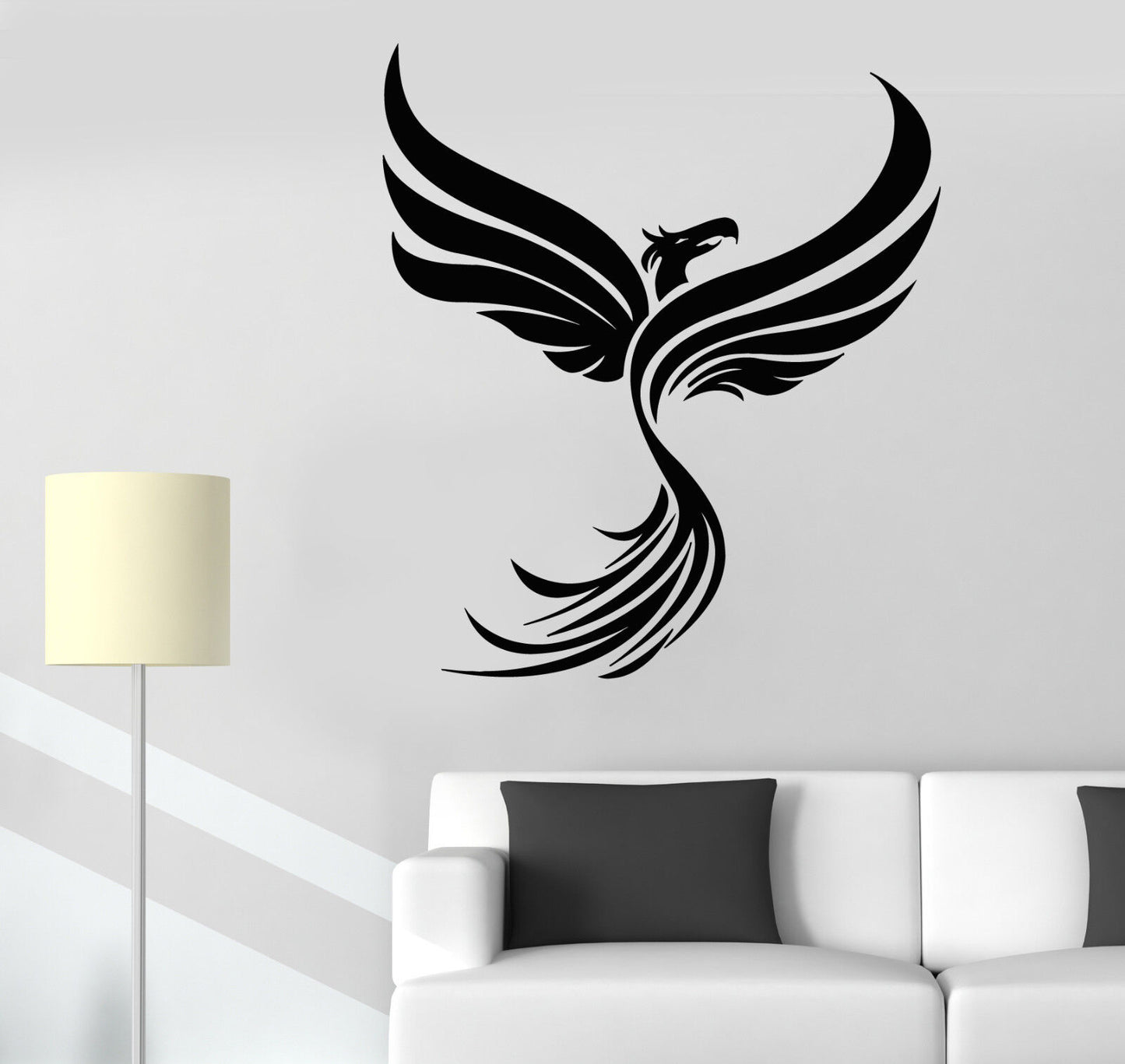 Vinyl Wall Decal Phoenix Fantastic Beast Fantasy Bird Stickers (2272ig)