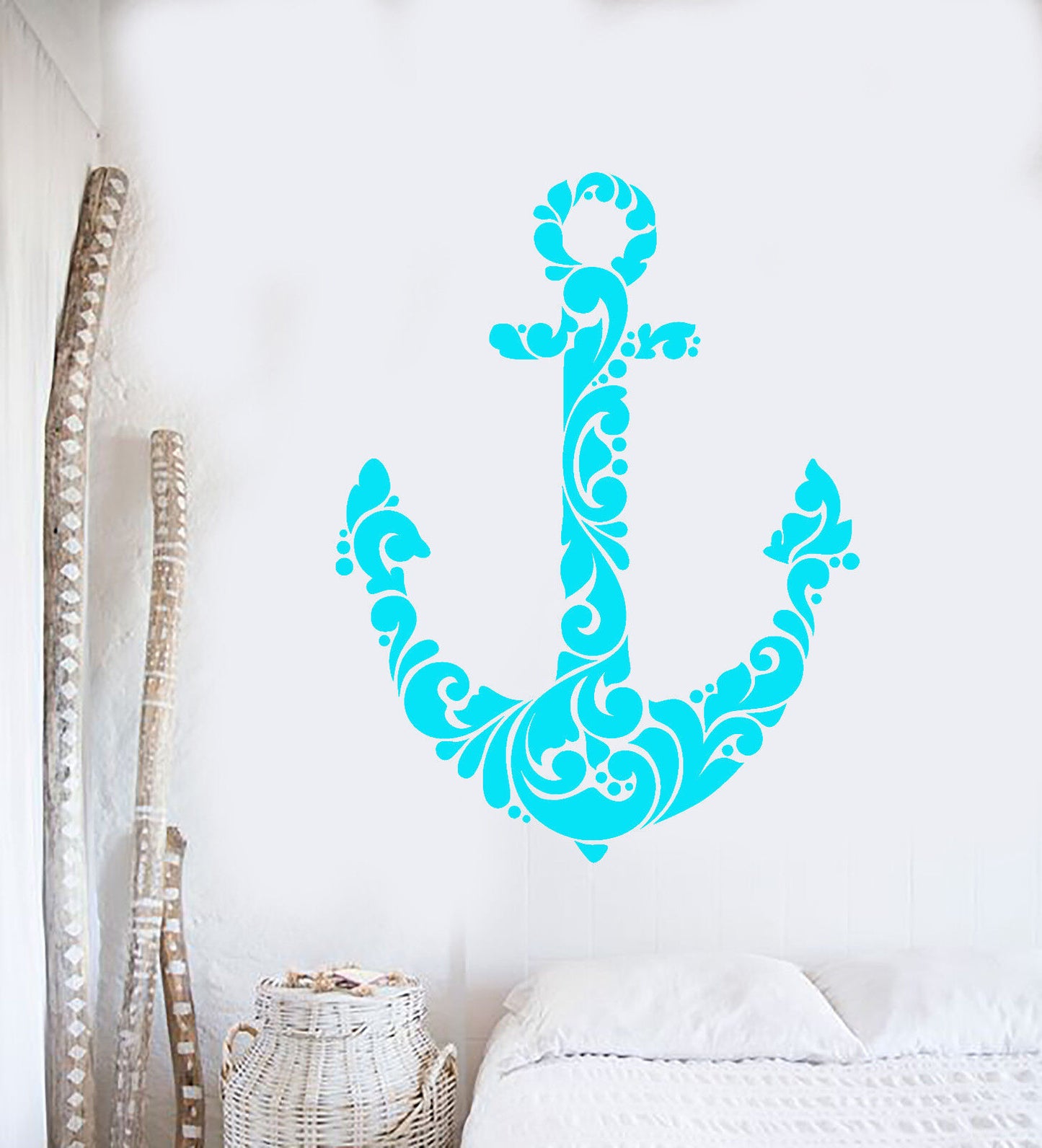 Vinyl Wall Decal Abstract Anchor Sea Ocean Sailor Stickers (2324ig)