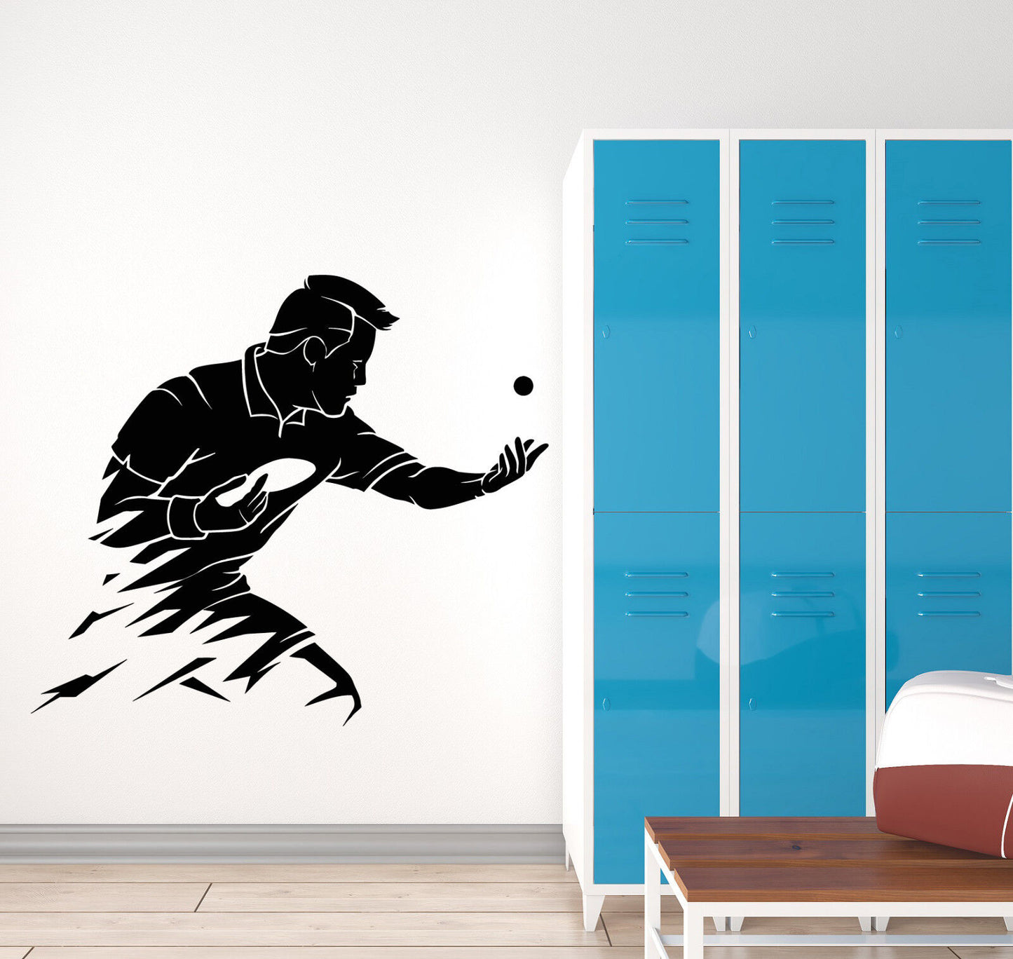 Vinyl Wall Decal Abstract Table Tennis Olympic Games Sport Ball Stickers 2768ig