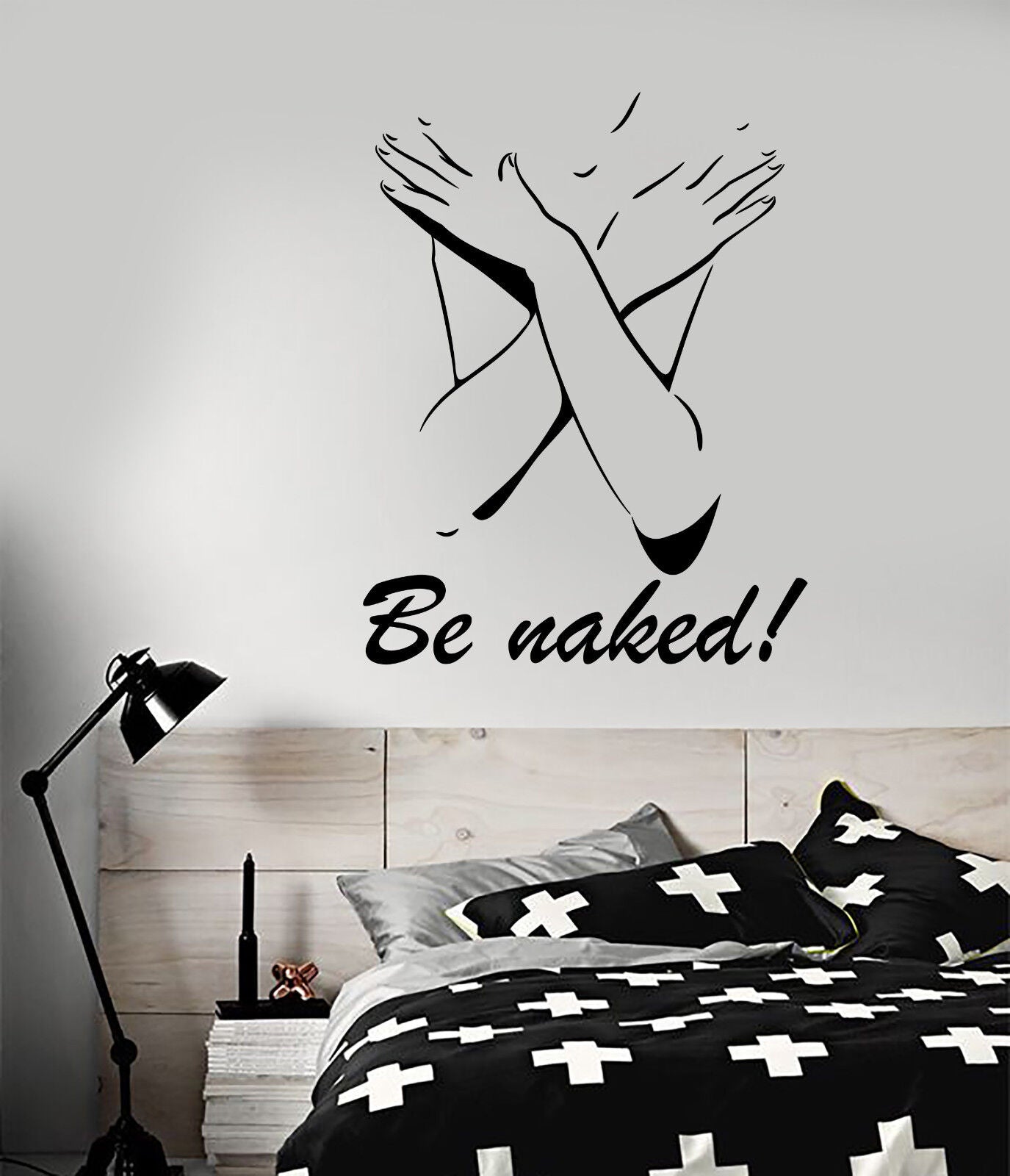 Vinyl Wall Decal Woman Be Naked Nude Girl Beautiful Sexy Body Stickers (2922ig)