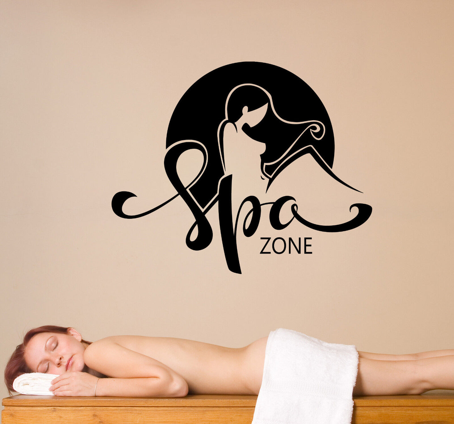 Vinyl Wall Decal Spa Zone Center Beauty And Health Salon Stickers (3003ig)