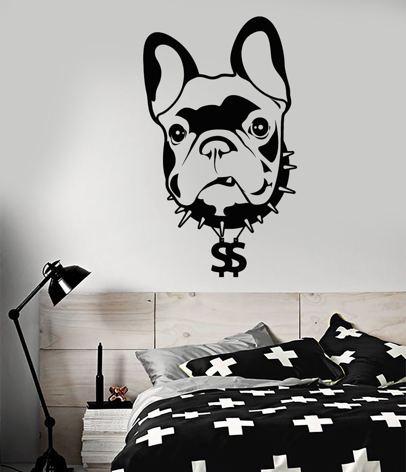 Wandtattoo Französische Bulldogge, Vinyl, für Haustiere, Heimtiere, Hund, (3023ig)