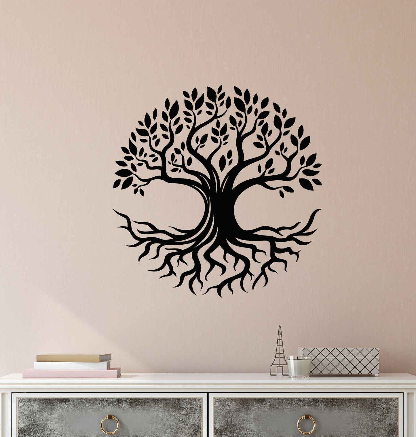 Autocollant mural en vinyle, arbre généalogique de la vie, symbole celtique (3837ig)