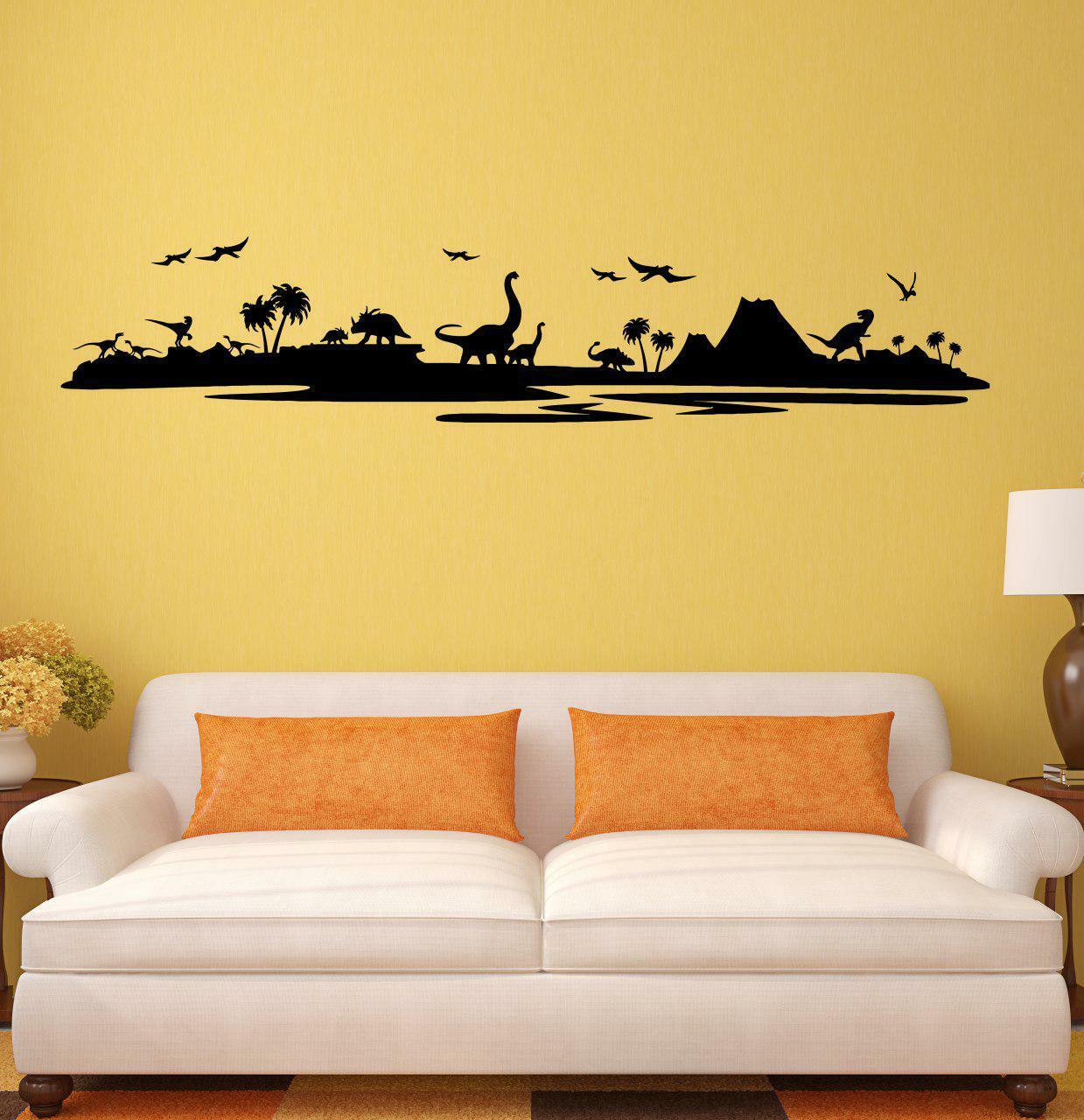 Wall Stickers Dinosaurs Kids Room Children Art Mural Vinyl Decal (ig1989)