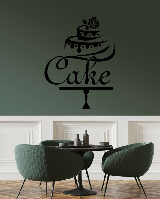 Vinyl Wall Decal Confectionery Pastry Shop Cakes Logo Pastry-cook Sticker 3909ig