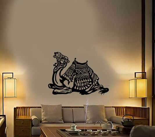 Vinyl Wall Decal African Arabian Animal Camel Bedouin Stickers (3966ig)