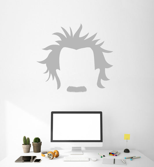 Vinyl Wall Decal Scientist Science Einstein Physicist School Stickers (3974ig)