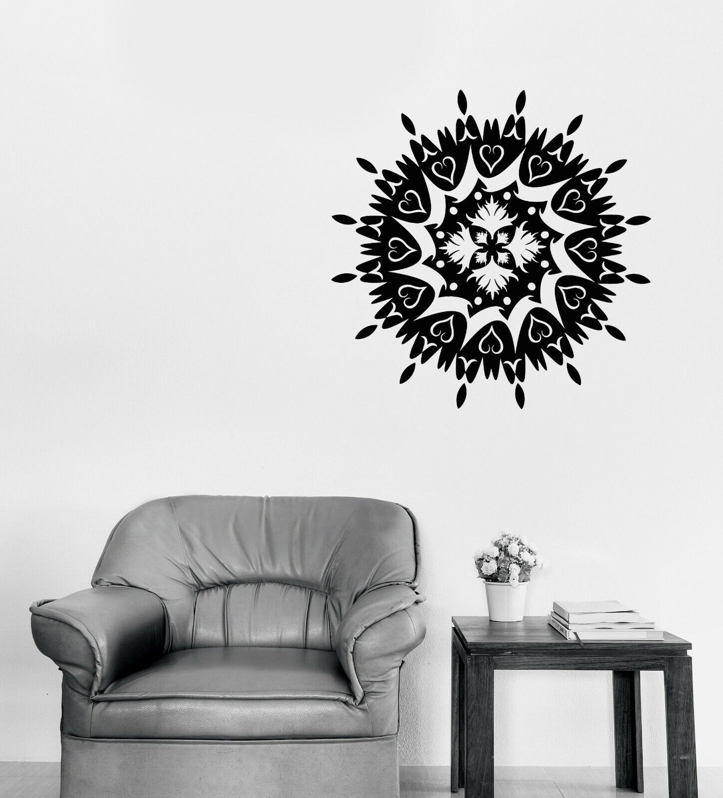 Wall Vinyl Decal Sticker Mandala Enso Circle Meditation Yoga Studio Art (n1188)