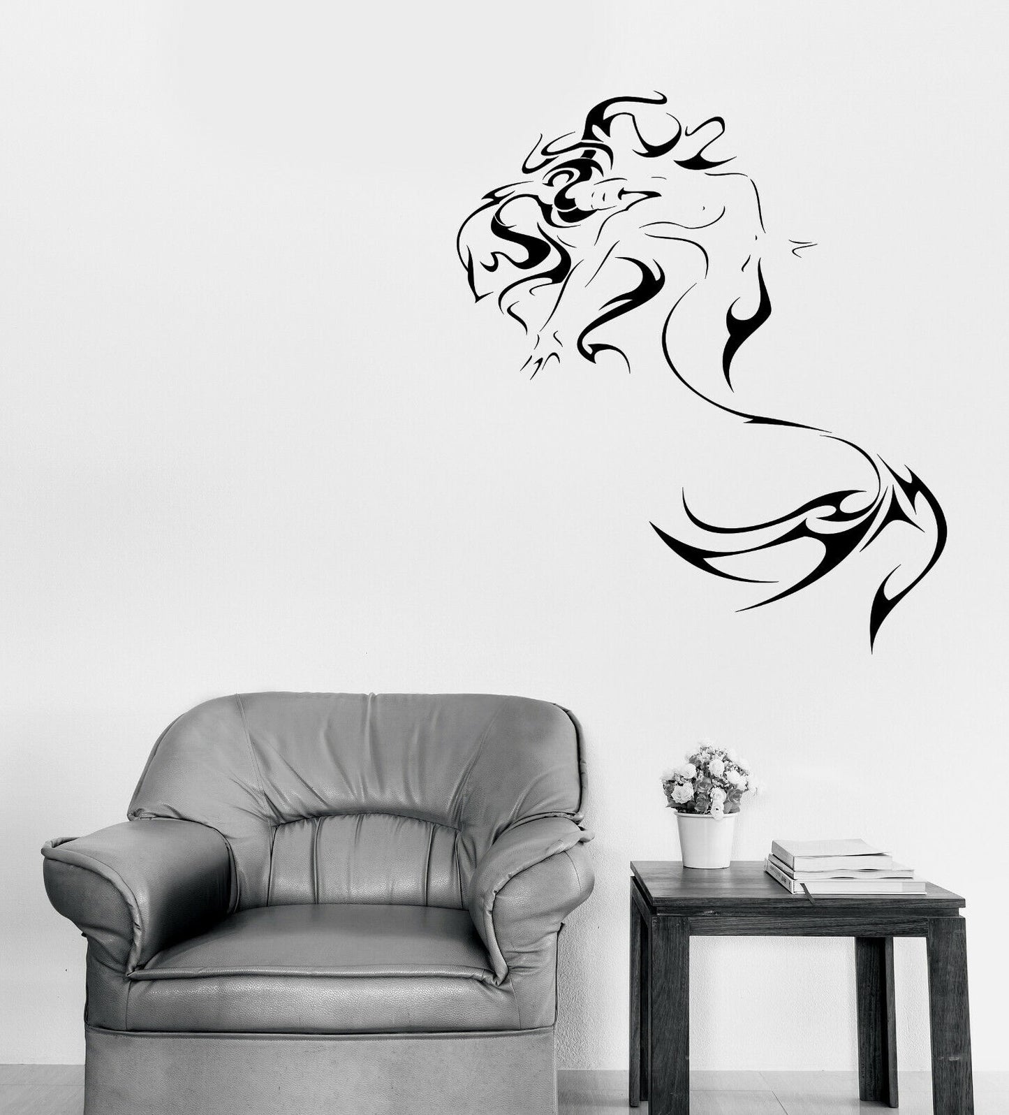 Wall Vinyl Decal Sticker Mermaid Sea Ocean Fantastic Creature Decor (n1244)