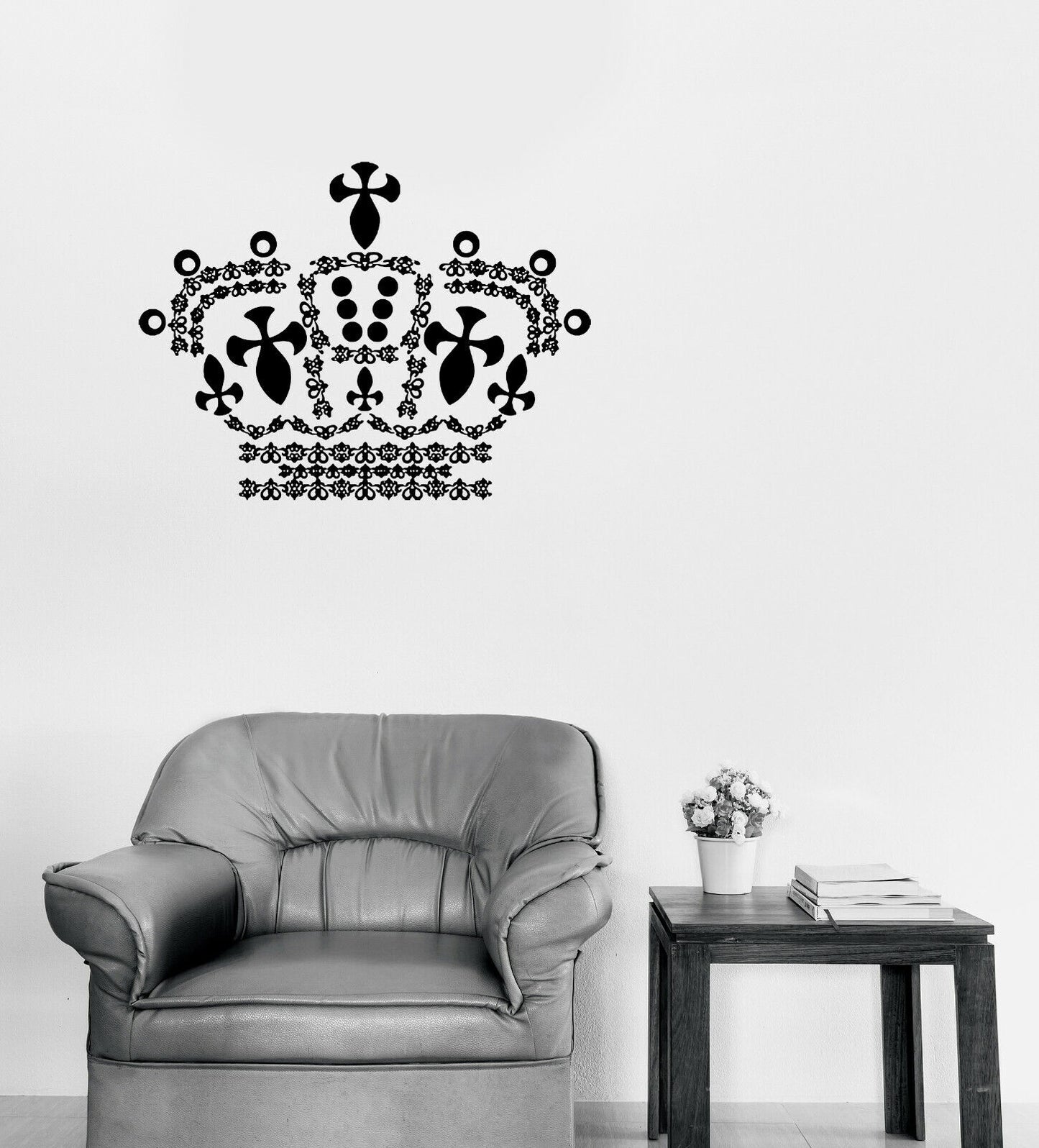 Wall Vinyl Decal Sticker Crown's King Sign Kingdom Home Decor (n1278)