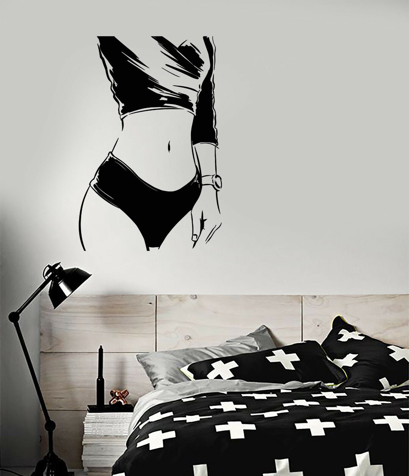 Vinyl Wall Decal Sexy Body Beautiful Young Girl Stickers (3922ig)