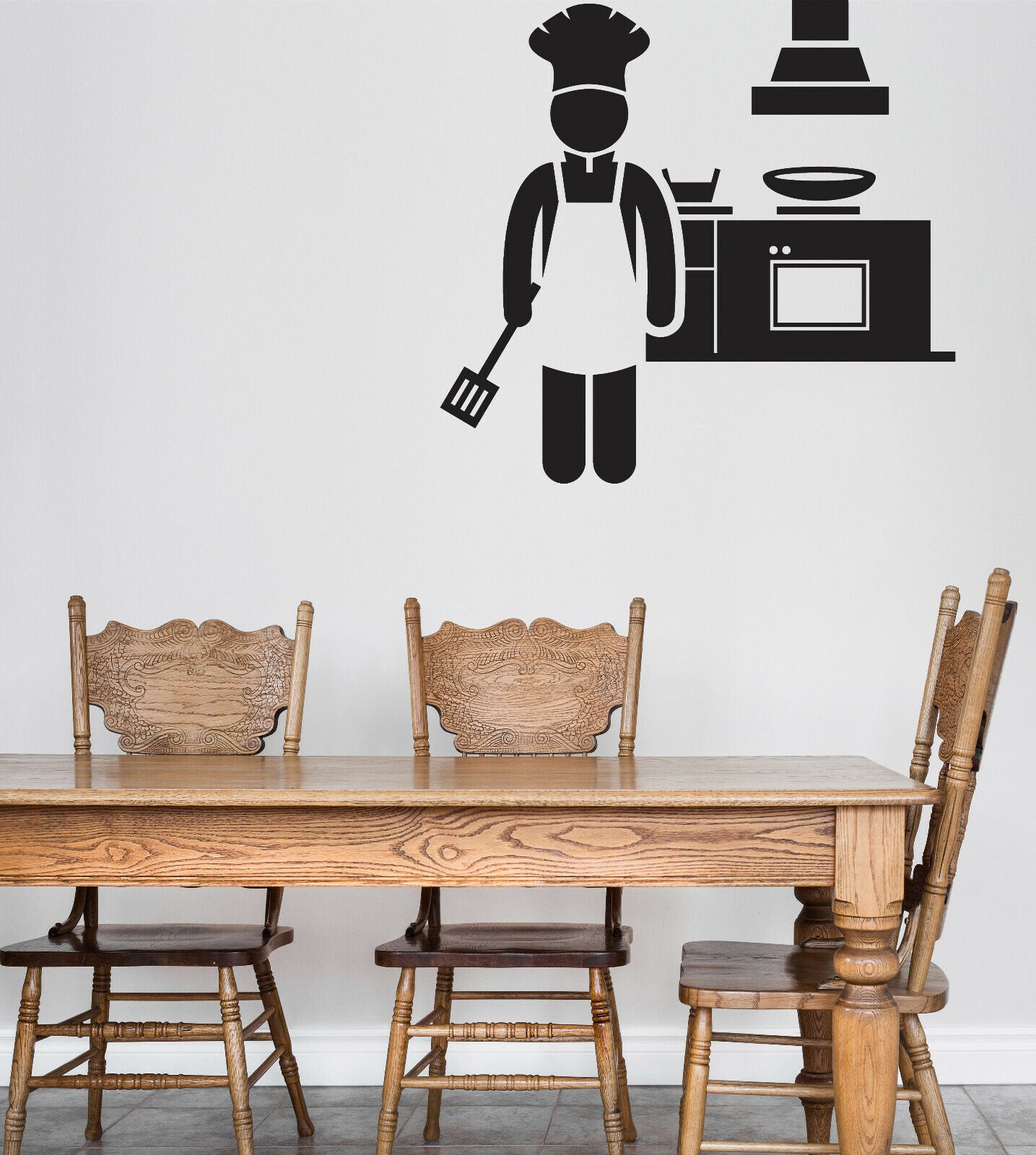 Vinyl Wall Decal Sticker Jobs Occupations Careers Food Culinary Cook (n1373)