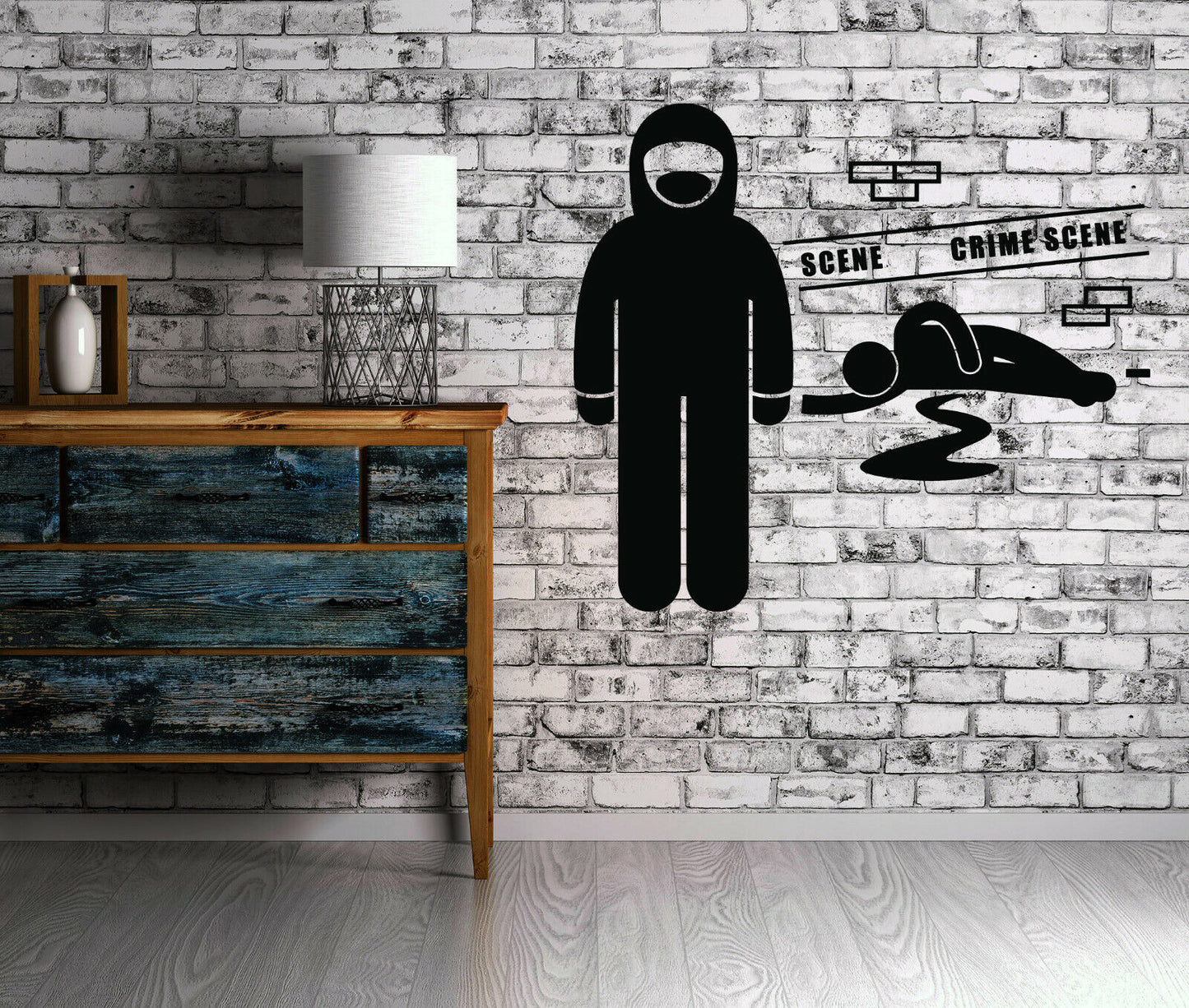 Wall Vinyl Decal Jobs Careers Crime Scene Investigator Occupations (n1387)