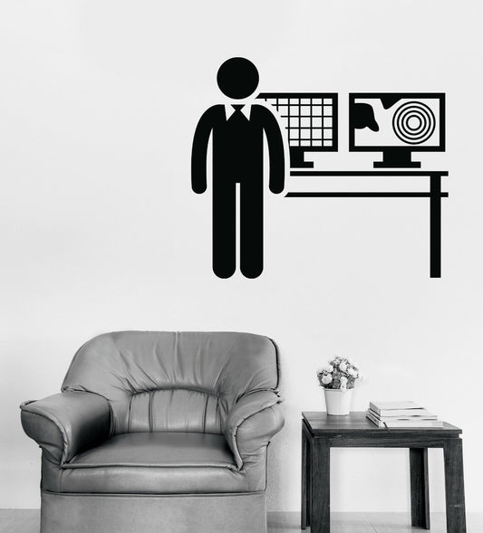 Wall Vinyl Decal Jobs Careers Computer Scientist Occupations Careers (n1388)