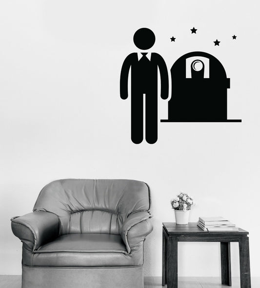 Wall Vinyl Decal Jobs Scientist Careers Astronomer Occupations Careers (n1389)