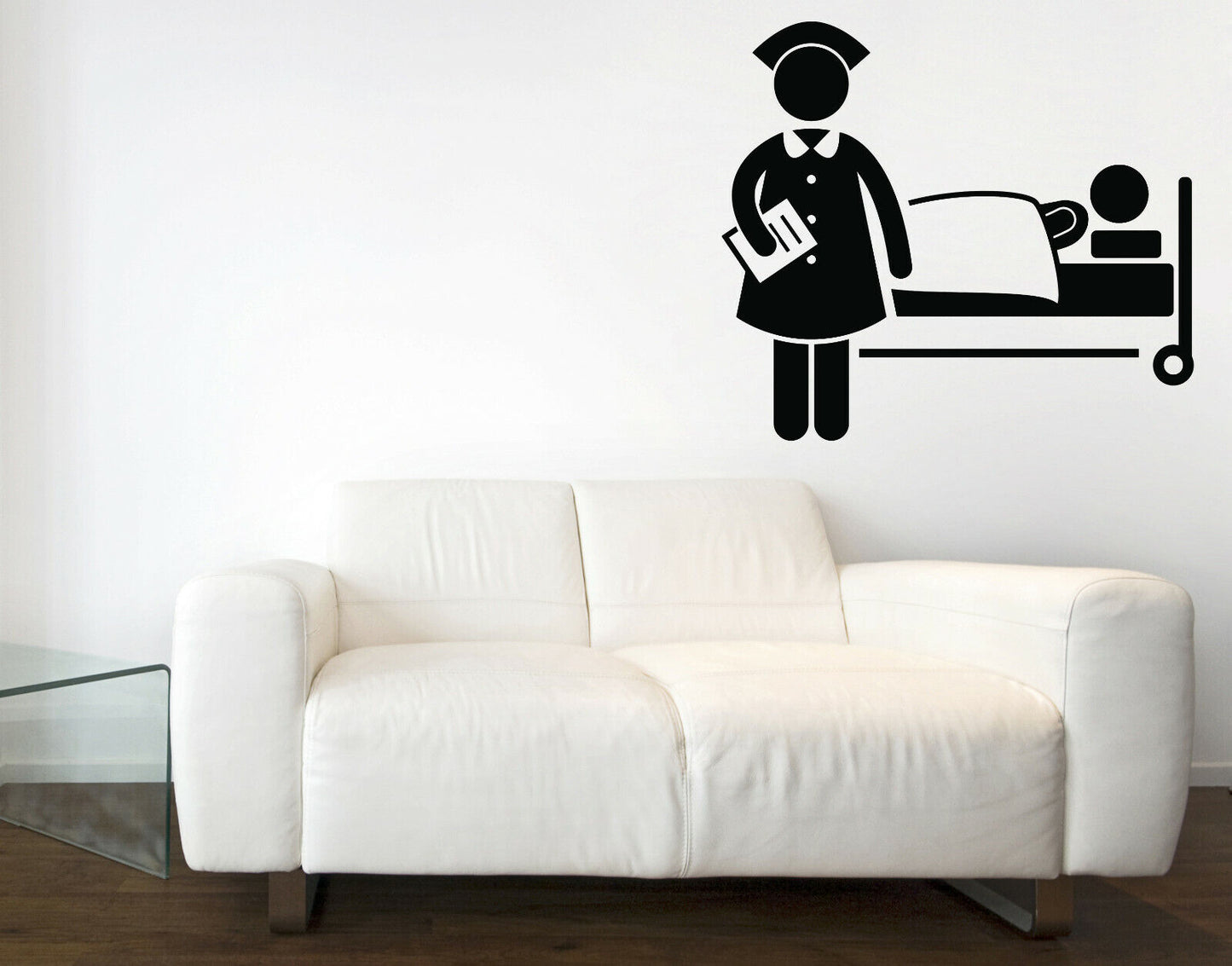 Wall Vinyl Decal Medical Nurse Healthcare Hospital Jobs Occupations (n1401)