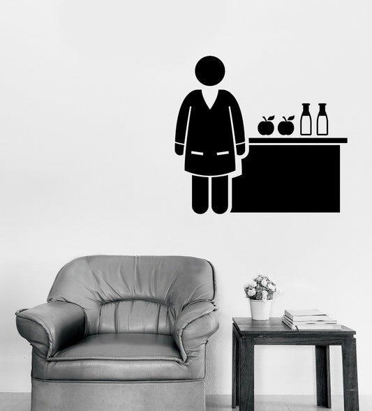 Wall Vinyl Decal Cook Medical Jobs Healthcare Hospital Careers Decor (n1405)