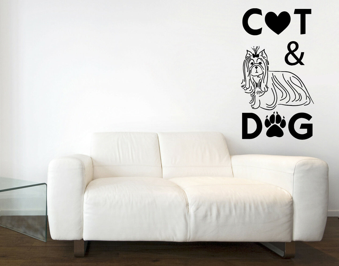 Vinyl Wall Decal Hair Salon for Animals Pet Dog Cat Grooming Logo (n1598)