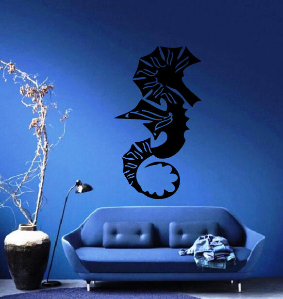 Sea Horse Ocean Sea Marine Animal Art Decor Wall Mural Vinyl Sticker M440