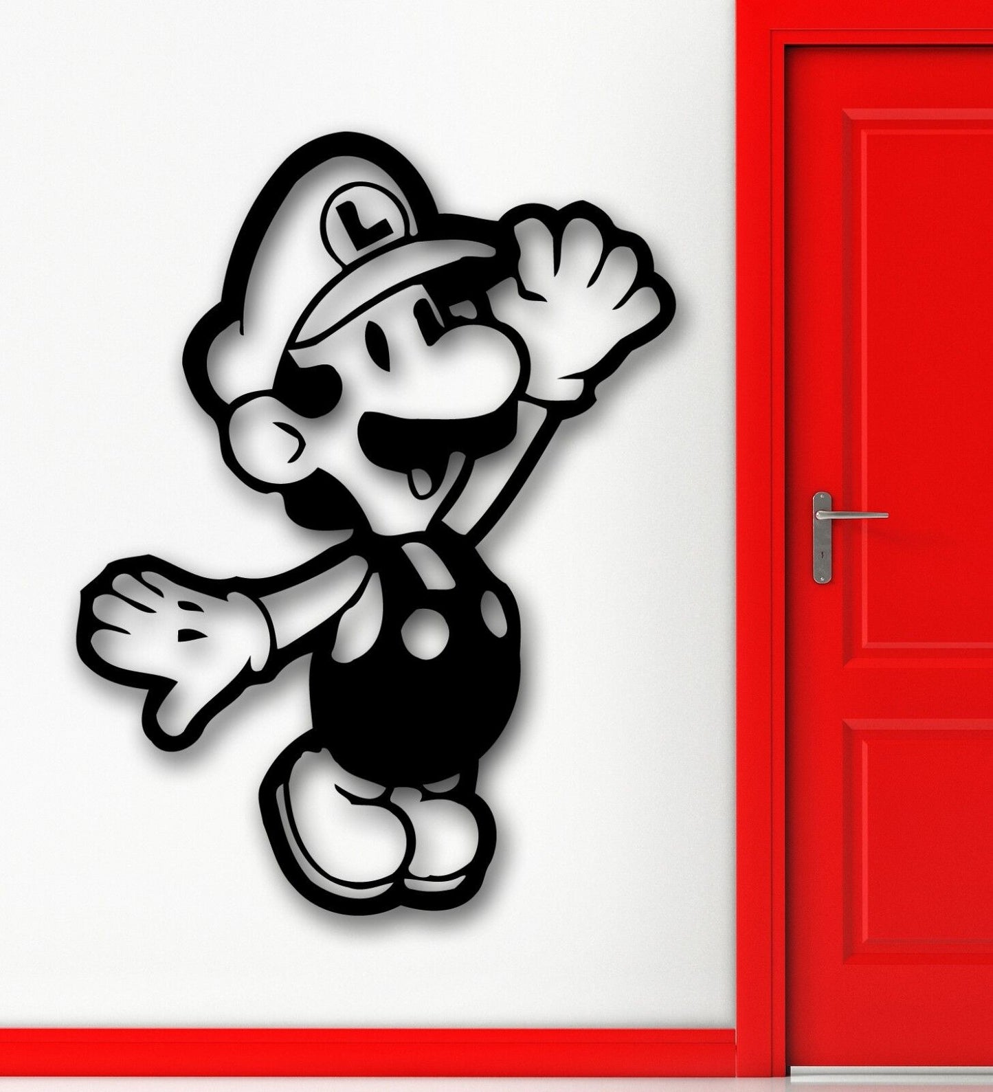 Wall Stickers Vinyl Decal Nursery Mario Video Game Gamer Nintendo (ig1694)