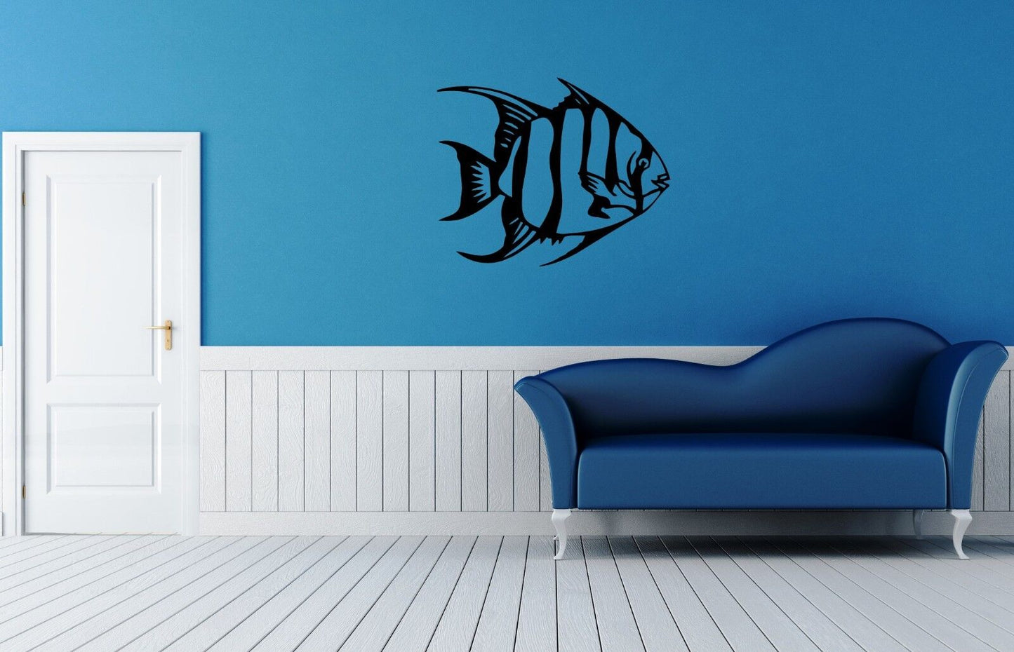 Wall Stickers Vinyl Decal Fish For Bathroom Ocean Sea Marine Animal ig1688