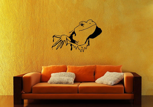 Wall Stickers Vinyl Decal Frog Animal Amphibians Funny Joke ig1687