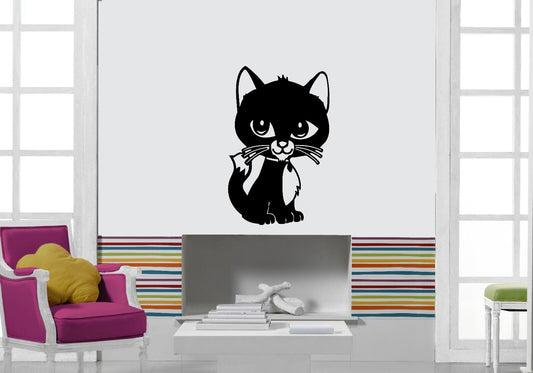 Wall Stickers Vinyl Decal Pet Cat Cute Funny Animal ig1670