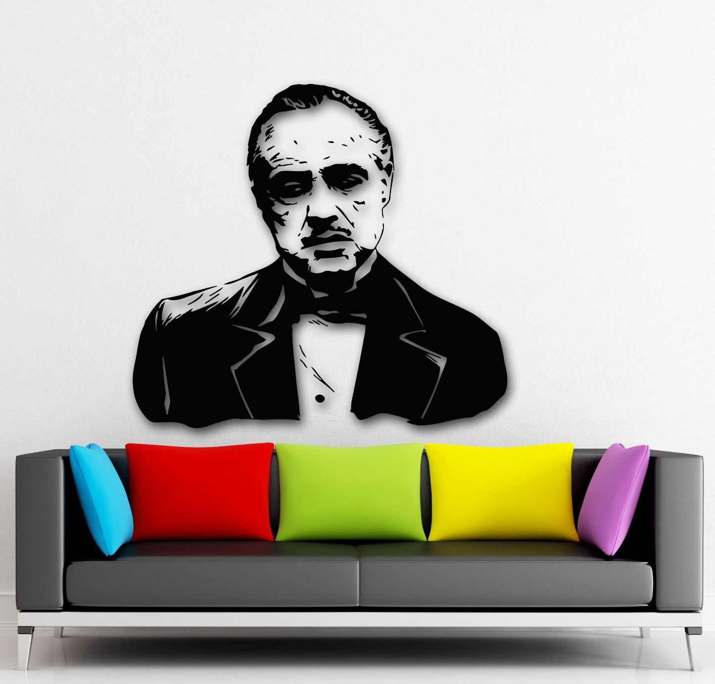 Wall Stickers Vinyl Decal Mafia Godfather Gangster Film (ig1672)