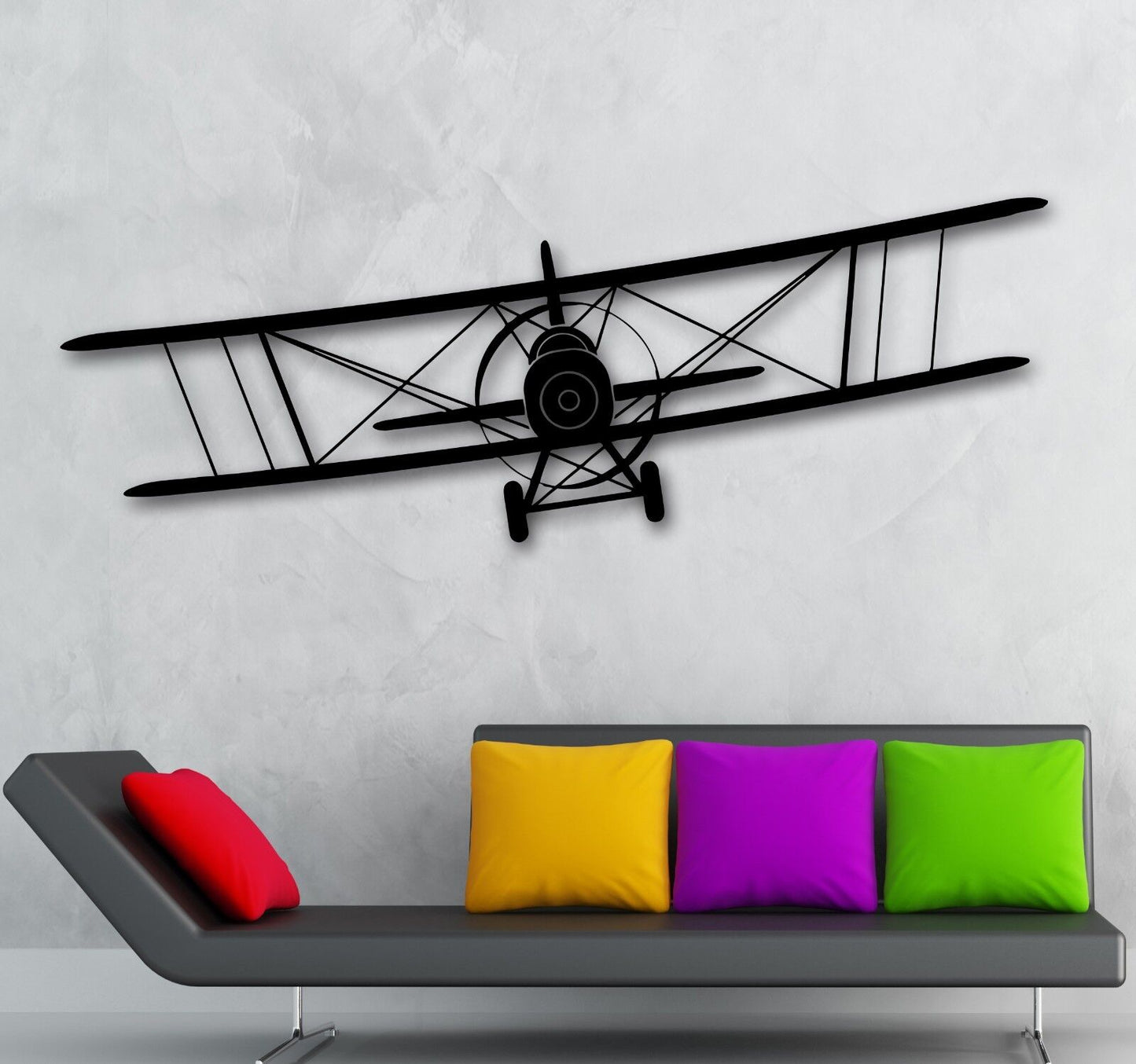 Wall Stickers Vinyl Decal Aircraft Aviation Sky Air For Kids Room (ig1629)