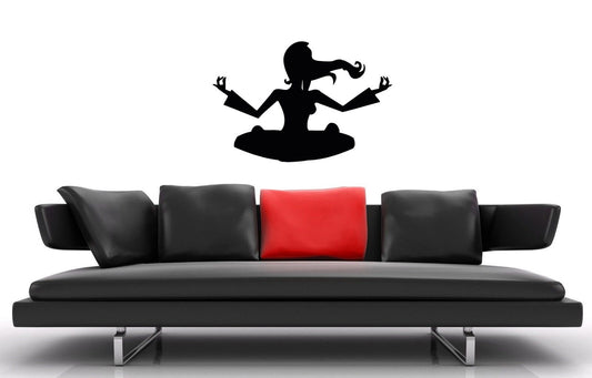 Wall Stickers Vinyl Decal Mantra Yoga Meditation Zen Buddhism ig1622