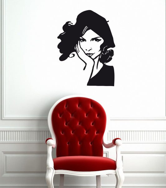 Wall Stickers Vinyl Decal Beautiful Woman Girl Fashion Style ig1618