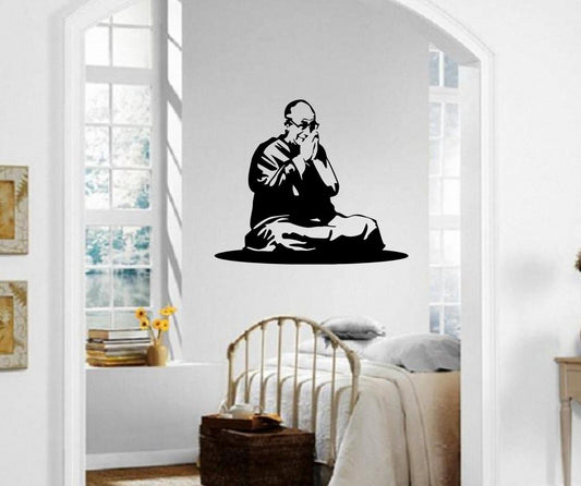 Wall Stickers Vinyl Decal Dalai Lama Tibet Buddhist Religion ig1617