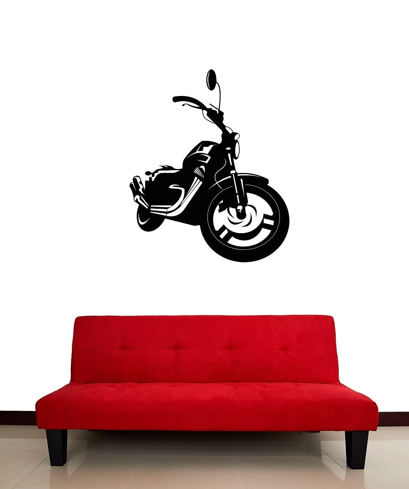 Wall Vinyl  Sticker Bike Biker Extreme Sport Motor z1197