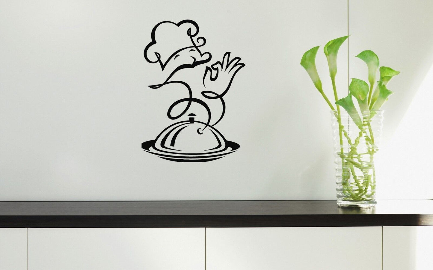 Wall Stickers Vinyl Decal For Kitchen Restaurant Dish Chef Food ig1557