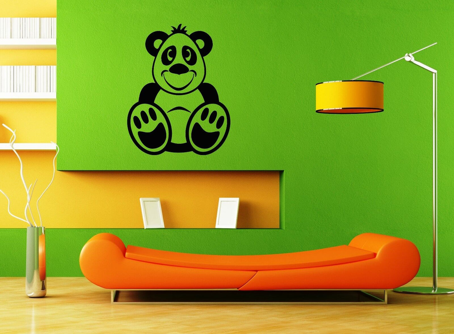 Wall Stickers Vinyl Decal Funny Bear Cartoon For Children Nursery ig1533