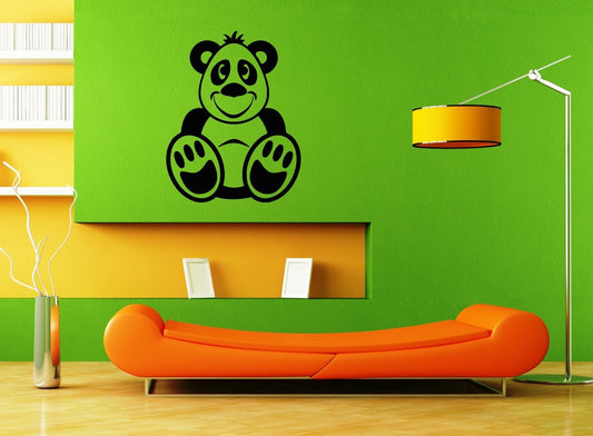 Wall Stickers Vinyl Decal Funny Bear Cartoon For Children Nursery ig1533