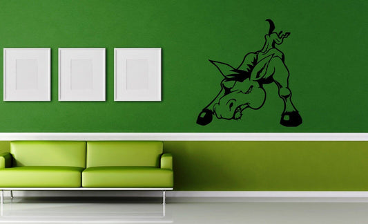 Wall Vinyl Decal Donkey Funny Cartoon Nursery Room Decor ig1508