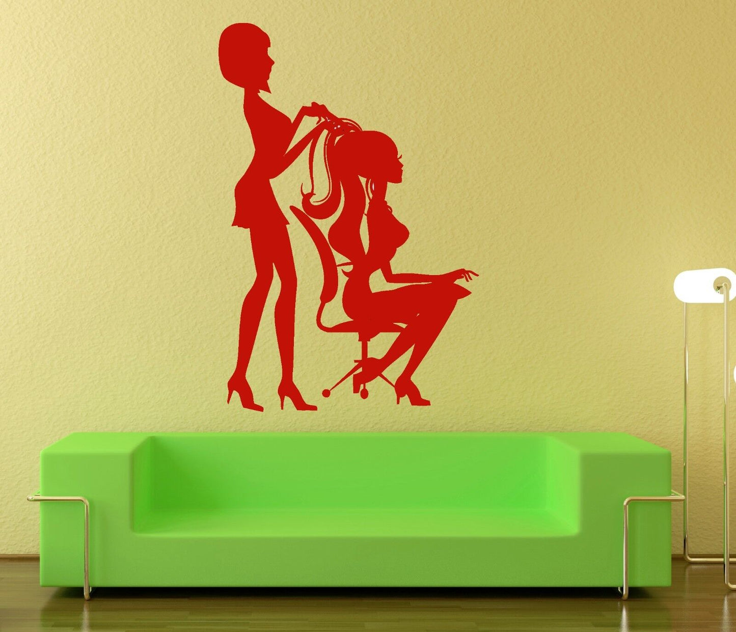 Wall Stickers Vinyl Decal Beauty Hair Salon Hairdresser Spa Stylist Art (ig1485)