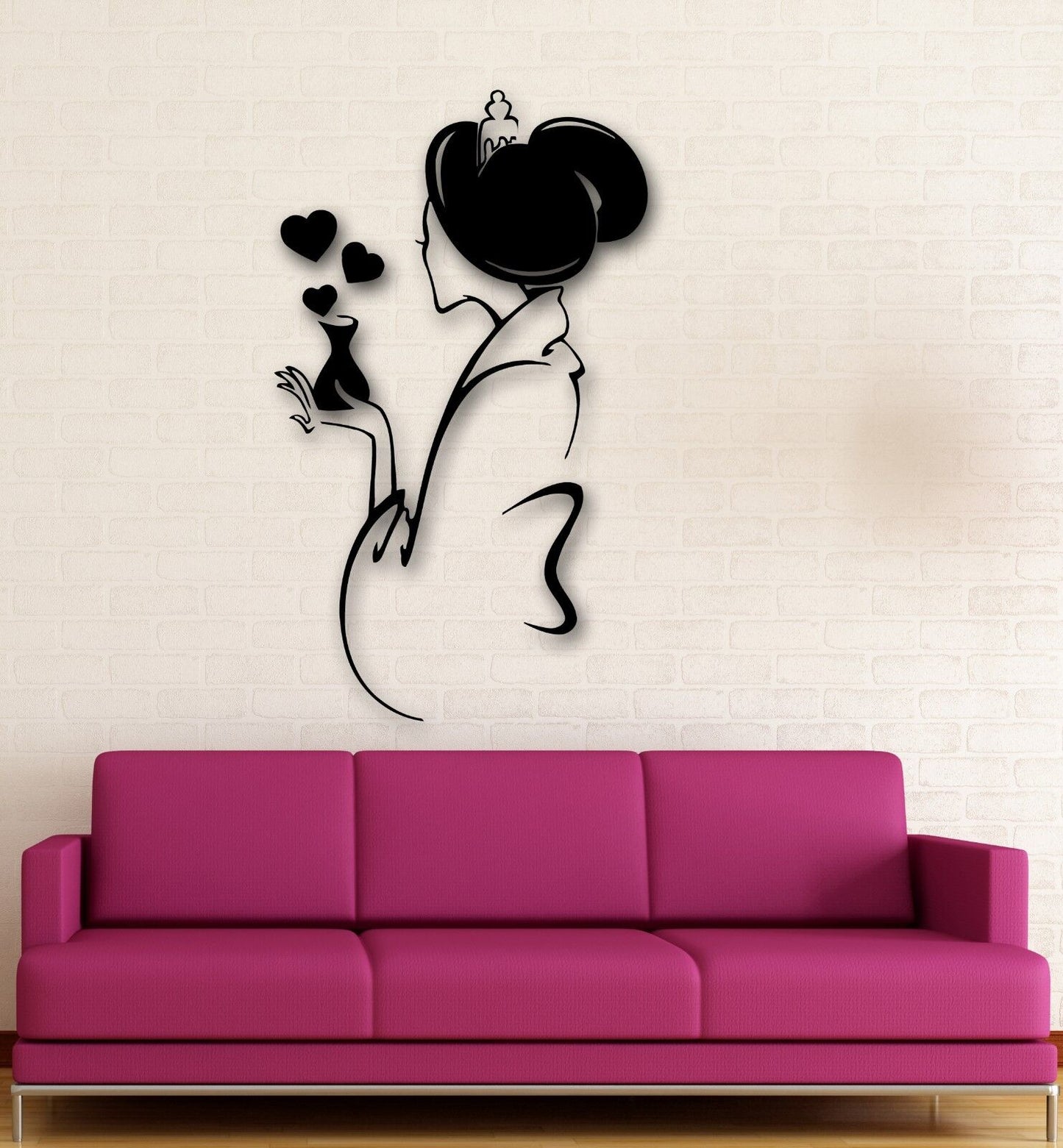 Wall Stickers Vinyl Decal Lovely Geisha Oriental Sexy Woman Girl Love (ig1479)