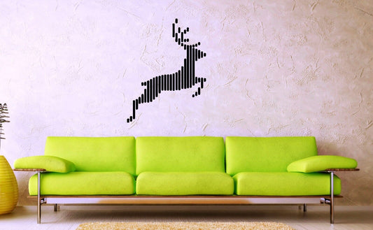 Wall Stickers Vinyl Decal Deer Moose Animal Abstract Style ig1474