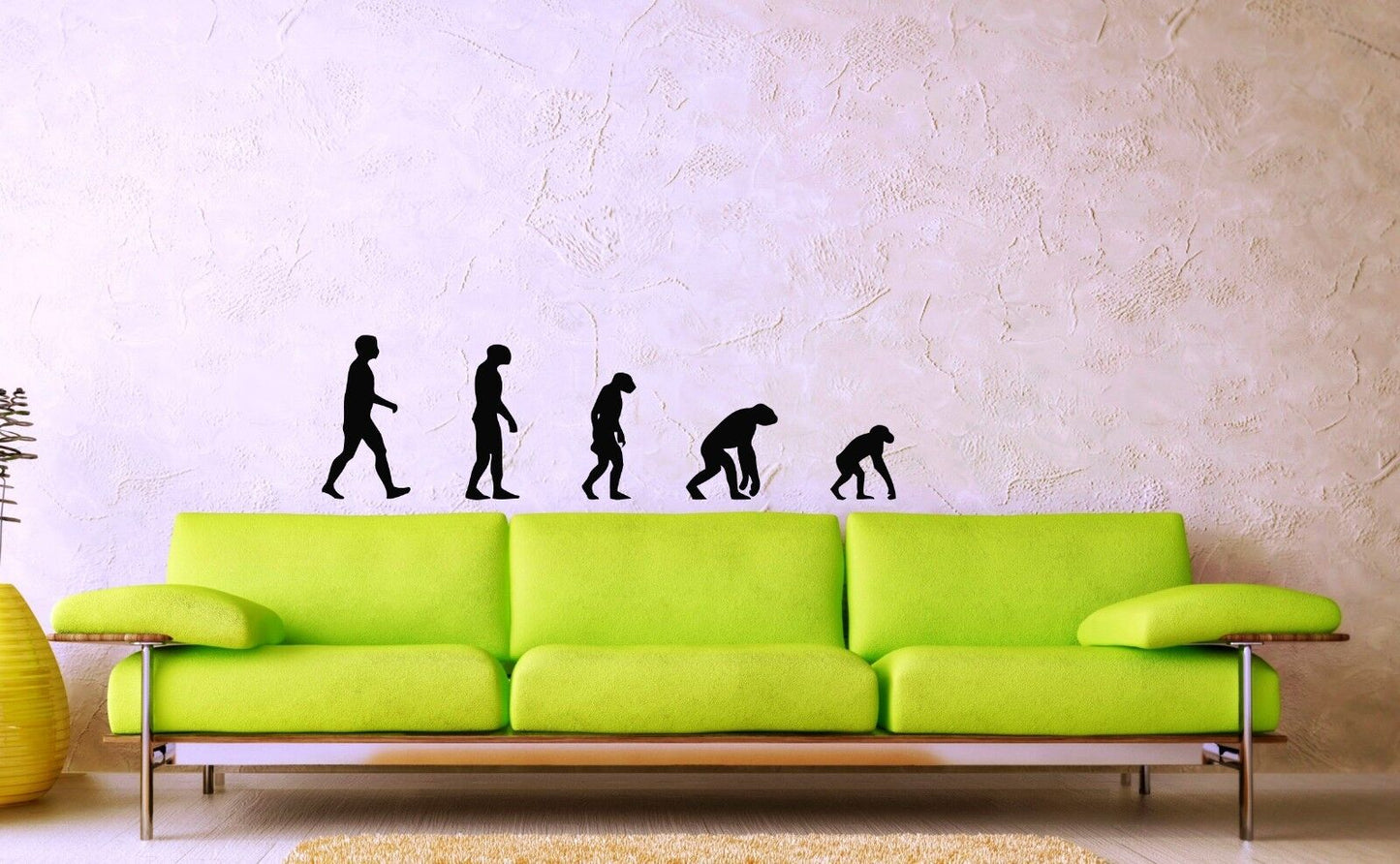 Wall Stickers Vinyl Decal Evolution Darwin Theory Joke ig1469