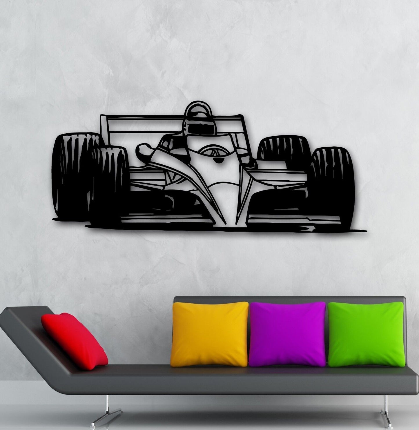 Wall Stickers Vinyl Decal Car Racing Formula 1 Sport Bolide Garage (ig1429)