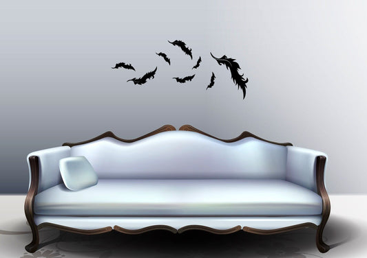 Wall Stickers Vinyl Decal for Bedroom Feathers Home Decor ig1428