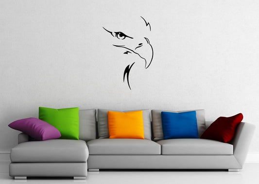 Wall Stickers Vinyl Decal Eagle Bird Animal Predator ig1410